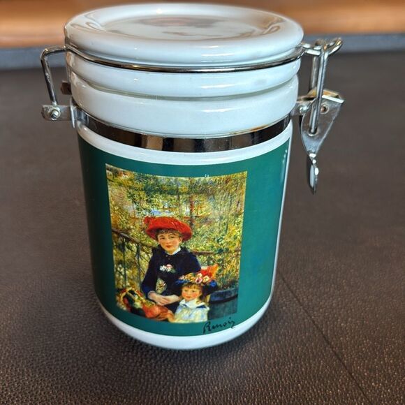 The Masterpiece Collection Ceramic Airtight Canister with Art Print - Gr… - Picture 9 of 13